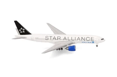 HERPA - Avion de ligne commercial – BOEING 777-200 United Airlines Star Allia... - Photo 1/4