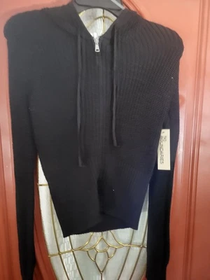 Suéter con Capucha No Boundaries Dos Vías Cremallera, Ligero, Para Mujer Talla-XXS Foto 1 de 4