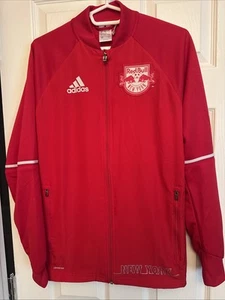 Adidas New York Red Bulls Jacket Adult Small Full Zip Climacool Warmup MLS - Picture 1 of 9