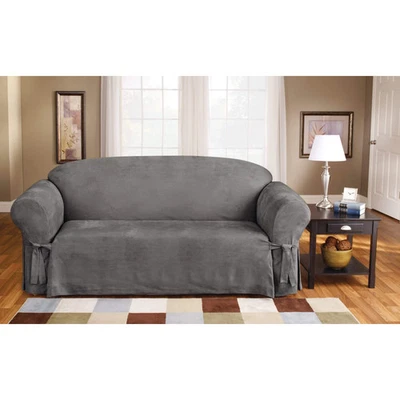 SureFit Soft Suede 1 Piece Sofa Slipcover - Image 1 of 4