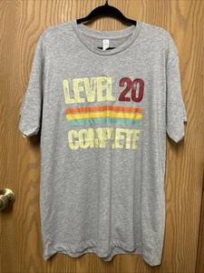 NWT Mens Rustic United Gray Level 20 Complete Short Sleeve T Shirt Size XL - Picture 1 of 6