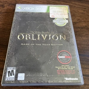 Xbox 360 Oblivion, Elder Scrolls 4, Game of Year Edition - No Poster - Picture 1 of 8