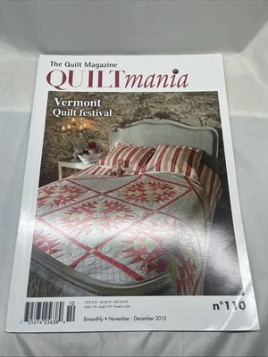 Quiltmania The Quilt Magazine Nov Dec 2015  110 Mystery Quilt Block 6 Patterns - Image 1 of 4