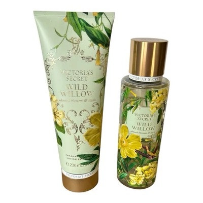 Victoria's Secret Wild Willow (Flor de almendro) Fragancia Bruma y Loción Corporal Set Foto 1 de 3