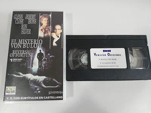 Reversal Of Fortune Jeremy Irons - VHS V.O. English Subtitles Castellano - Picture 1 of 3