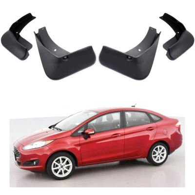 Guardabarros protector contra salpicaduras guardabarros para Ford Fiesta 2014-2017 sedán 4 piezas Foto 1 de 4