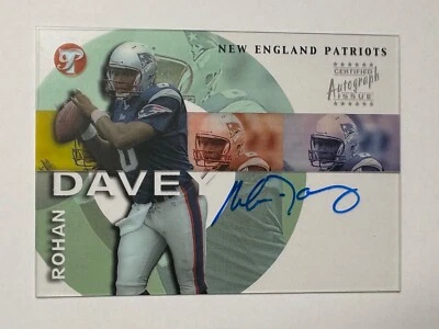 Rohan Davey 2002 Topps Pristine RC AUTO #P-RD New England Patriots LSU Tigers - Image 1 of 2