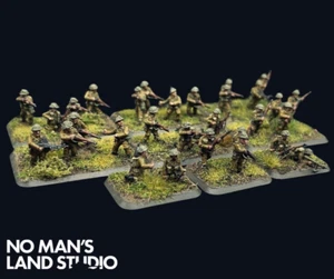 Flames Of War British Rifle Platoon 15mm WW2 FOW - Pro Painted COMMISSION - Picture 1 of 4