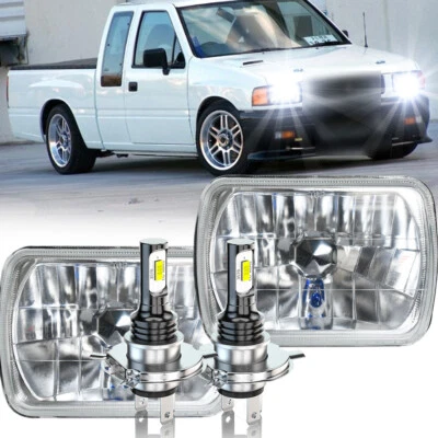 Par de faros 5x7" 7x6" sellados haz alto/bajo 6000k FIT Isuzu Pickup I-Mark Foto 1 de 4