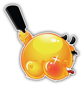 Calcomanía adhesiva Smile Bit divertida para parachoques de coche de fiesta para adultos - Imagen 1 de 1