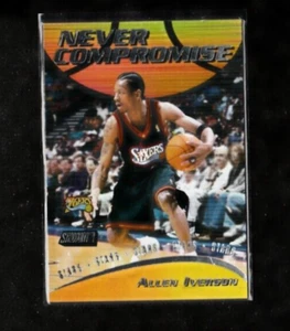 ALLEN IVERSON 1999-00 Topps Stadium Club NEVER COMPROMISE #NC14 76ers Nuggets - Picture 1 of 2