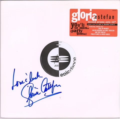 Gloria Estefan Music Album Fanatics Authentic COA Item#10729128 Cover