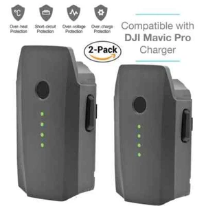 2 Pack 11.4V 3830mAh Intelligent Flight Battery for DJI Mavic Pro Platinum Drone - Picture 1 of 8