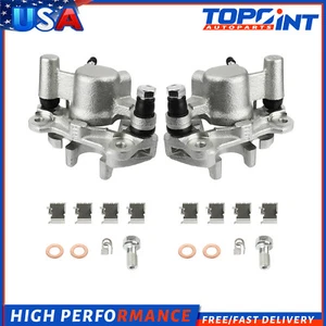 For 2005-2009 2010 Scion tC Set of 2 Rear Brake Calipers with Bracket - Picture 1 of 7