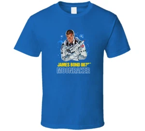 James Bond, Moonraker, T-Shirt, Roger Moore, 007, Movie - Picture 1 of 2