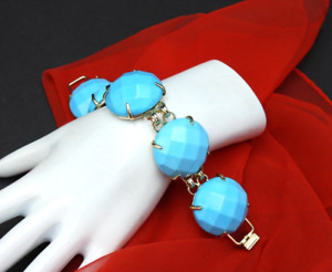 Kendra Scott Bracelet Cassie Turquoise Chunky Statement Fine Costume Jewelry