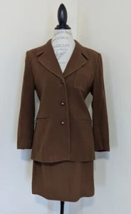 Kasper & Company A.S.L. women's two-piece single breasted wool blend size 8P - Picture 1 of 7