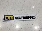 TJM EQUIPPED 4x4 4WD Parts sticker, springs, shocks, suspension, exhaust,tyres