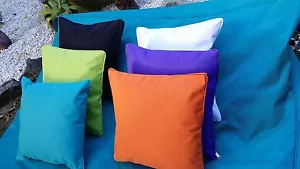 Water Resistant Outdoor/Indoor Cushion Covers 40cmx40cm 50cmx50cm - Picture 1 of 27