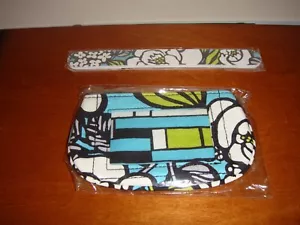Vera Bradley Clip Zip ID Case And Nail File Island Blooms - Picture 1 of 2