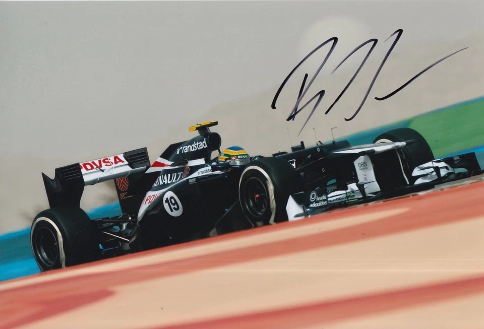 Bruno Senna Hand Signed 12x8 Photo Williams F1 18. - Image 1 of 1