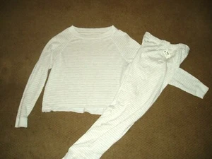 Women's / Junior's, "LONG SLEEVE 2 PIECE LOUNGEWEAR / PAJAMA SLEEPWEAR SET" Sz S - Picture 1 of 8