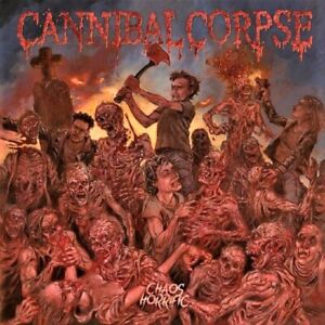 CANNIBAL CORPSE-Chaos Horrific CLEAR & WHITE/BLUE SPLATTER Vinyl Ltd to 300 NEU