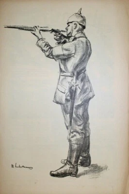 Max Liebermann Infanterie Schütze Schießen Karabiner Otto Hettner Emanuel Geibel - Bild 1 von 2