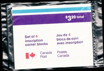 1976 - #689 Winter Olympic Postage Stamps - Inscription Block Set - cv$25 - Image 1 of 2