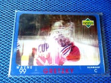 1997-98 UD DIAMOND VISION SIQNATURE MOVES #S1 WAYNE GRETZKY NEW YORK RANGERS NIC