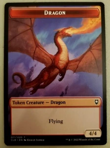 1x Dragon Token (011/020) CLB Battle for Baldur's Gate MTG NM - Picture 1 of 1