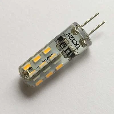 LED Light G4 2W Dimmable DC12V 3014SMD Silicone,Halogen Crystal lamp Replacement - Image 1 of 4