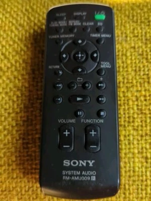 SONY System Audio RM-AMU009 Soundbar Remote Control VGC  - Image 1 of 3