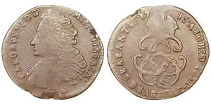 Spanish Netherlands - 1 Liard / Oord 1715 - Charles VI - Picture 1 of 3