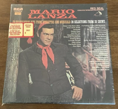 Mario Lanza-Greatest Hits From Operettas-3 Vinyl LP Box Set RCA VCS-6192 SEALED - Image 1 of 2