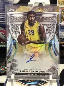 RUI HACHIMURA 2024-25 TOPPS INCEPTION GRAIL CHASING GOLD AUTO /50 TZ - Picture 1 of 2