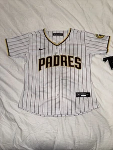 San Diego Padres Jackson Merrill ALL STITCHED REPLICA WOMENS MEDIUM - Picture 1 of 6