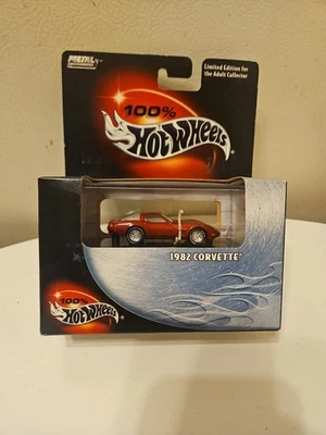Corvette 2000 Hot Wheels 100 % caja negra 1982 granate escala 1:64 diecast Foto 1 de 4