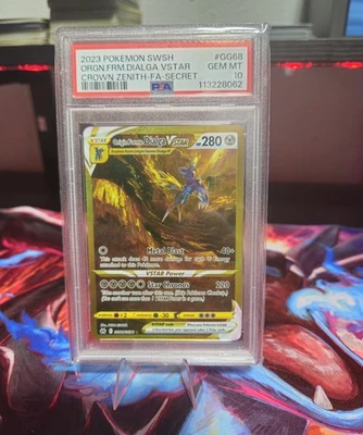 Origin Forme Dialga VSTAR GG68/GG70 Crown Zenith: Galarian Gallery Holo PSA 10 - Image 1 of 2