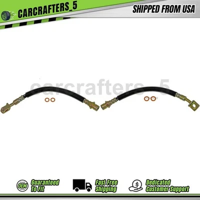 2 mangueras hidráulicas de freno delantero para Chevrolet Blazer 2003-2005 4,3 L Foto 1 de 4