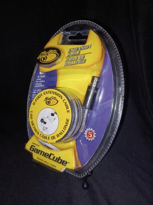 MadCatz GameCube 6ft Controller Extension Cable - Black End Clear Cable - Image 1 of 3