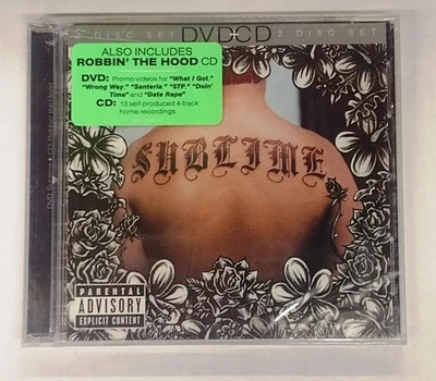 Sublime Robbin The Hood DVD + CD 2002 Brand New Factory Sealed NM Unopened Foto 1 de 2