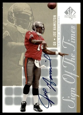 2000 SP Authentic Sign of the Times Joe Hamilton Auto Tampa Bay Buccaneers #JH - Image 1 of 2