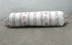 Almohada para el cuello Simply Shabby Chic rosas florales a rayas Cottagecore - Imagen 1 de 10