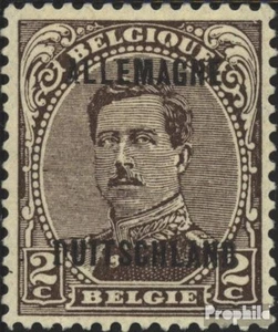 Belgische Bes. Rheinland 2 postfrisch 1919 Albert I. - Bild 1 von 1