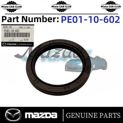 NUEVO OEM Mazda 2016-2025 MX-5 Miata motor cigüeñal sello de aceite delantero PE01-10-602 Foto 1 de 4