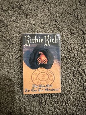 Richie Rich - Do G's Get to Go to Heaven Cassette Tapes Single Sealed Rap 2Pac - Image 1 of 4