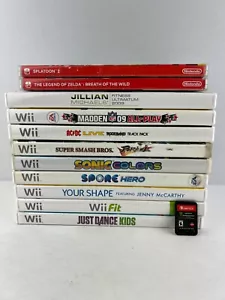 Nintendo WII / Switch Games Replacement Parts Platinum Hits (You Pick Lot) - Picture 1 of 44