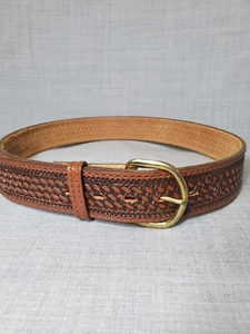 Nocona Boys Leather Tooled Belt, 32 in. - Picture 1 of 6