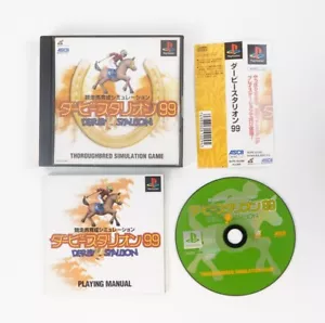 Derby Stallion 99 Sony PlayStation PS1 Japan Import US Seller - Picture 1 of 8